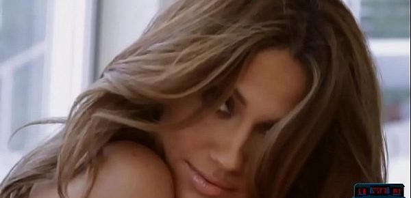  Jennifer Lopez lookalike stripping naked for Playboy